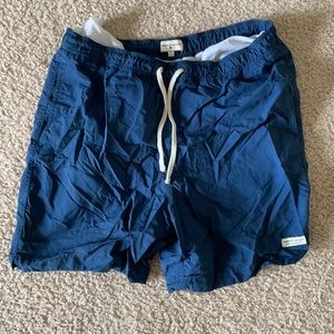 Men’s Modern Amusement Bathing Suit (Blue)